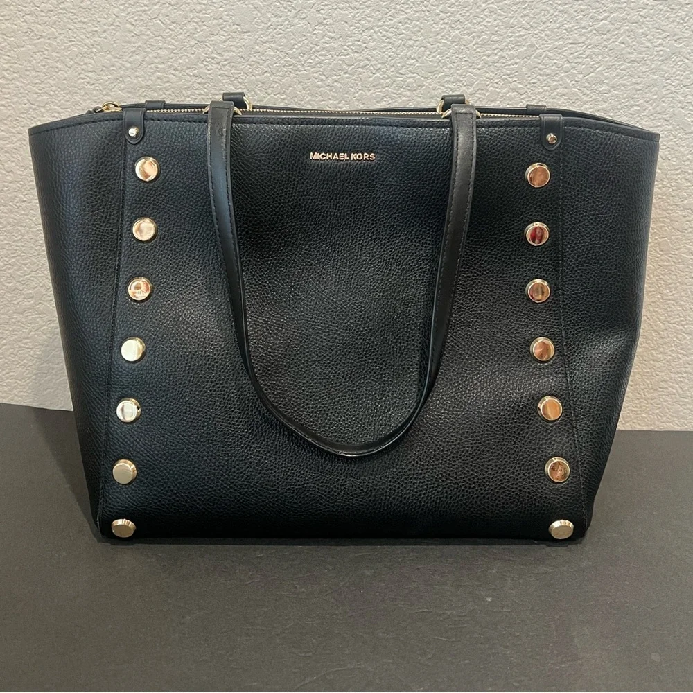 Michael Kors Holly Large Black Tote Bag